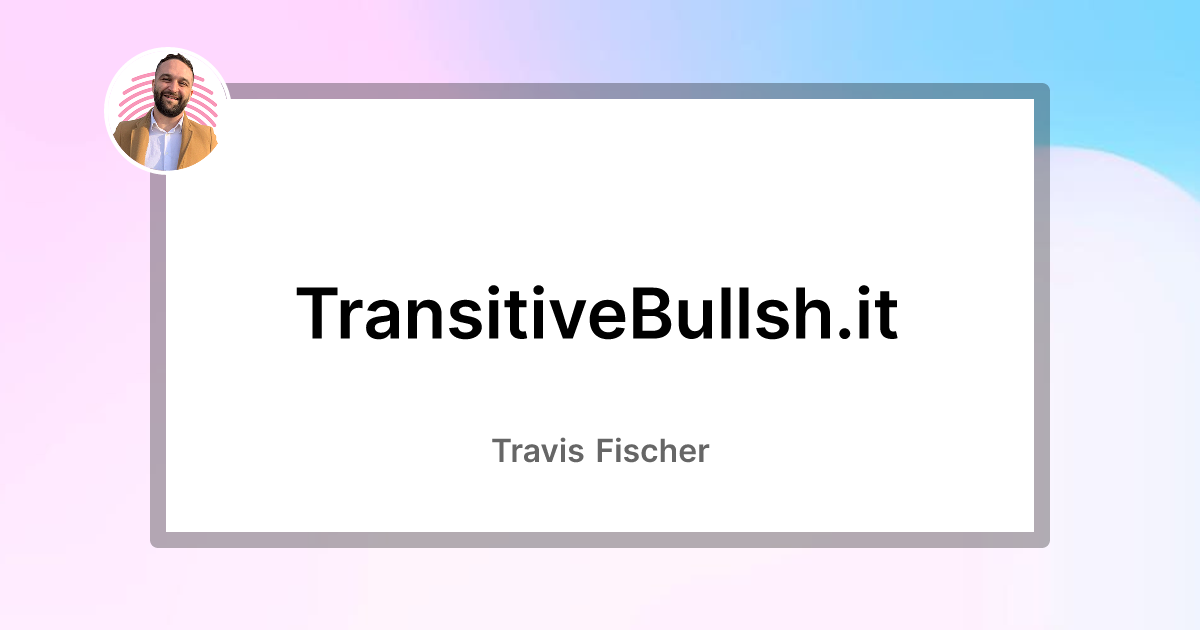 TransitiveBullsh.it